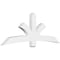 Ekena Millwork Davenport Architectural Grade PVC Gable Bracket, 84"W x 31 1/2"H x 4"D x 6"F, 9/12 Pitch GBP084X32X0406DAV00 - alternate 1